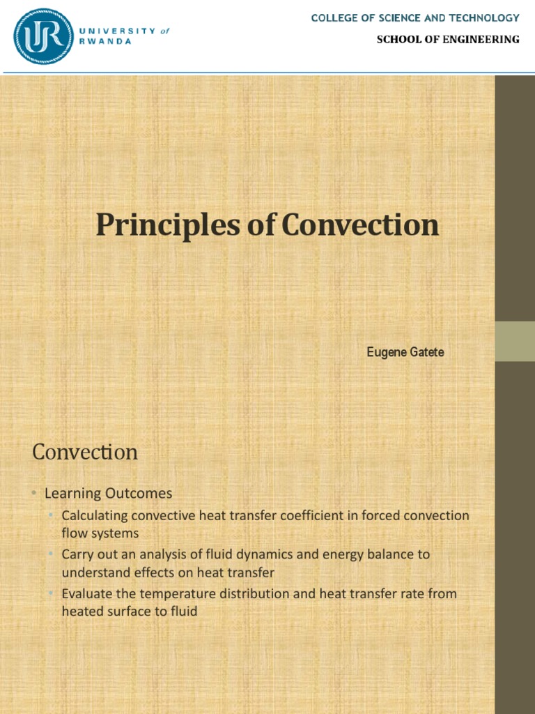 Convection Principles and Heat Transfer | PDF | Boundary Layer | Fluid ...