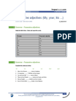 Possessive-Adjectives Worksheet Mariana PDF