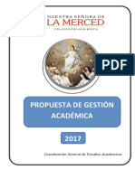 Propuesta de Gestión Académica 2017 - Cgea