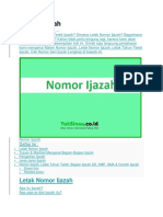 Nomor Ijazah