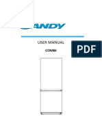 Manual Combina Frigorifica Compacta Candy