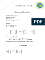 Ecuaciones Diferenciales Lineales de Primer Orden Michael España S3P2