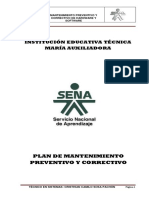 Plan de Mantenimiento Preventivo y Correctivo PDF