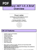 Csharp 3.0 and LINQ - 2007