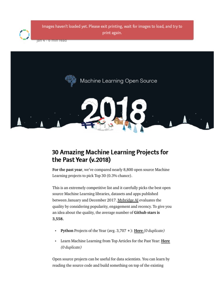 open source ml projects