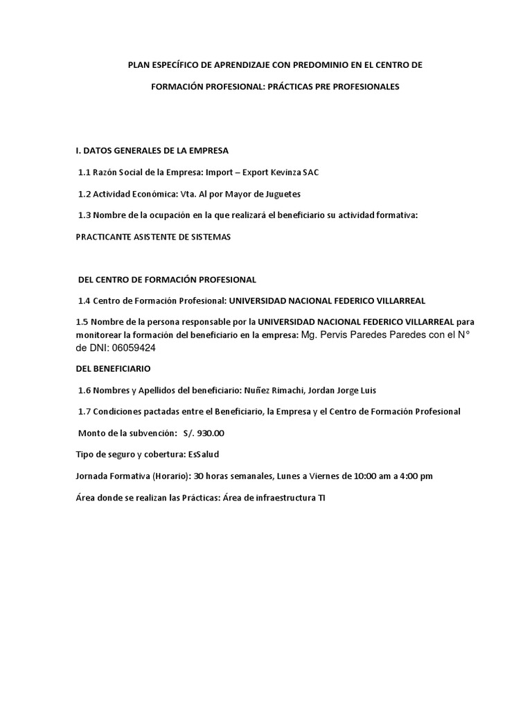 Modelo de Plan de Capacitacion | PDF | Desarrollo profesional | Business