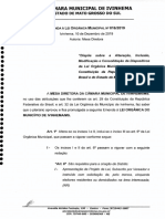 Emenda 016-2019 - Lei Orgânica Municipal de Ivinhema/MS