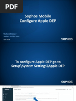 Sophos Mobile Configure Apple DEP - Business Manager