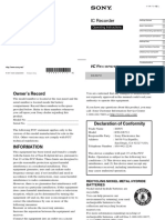 Ic Recorder SX 712