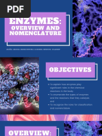 ENZYMES - Overview and Nomenclature