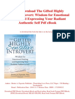 Download The Gifted Highly Sensitive Introvert eBook