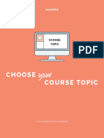 Choose Your Course Topic Workbook SAMPLE (Teachable)