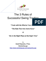 The 3 Rules of Successful Swing Trading