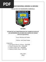 Informe de Aspersores