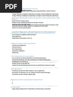 Agile E1 Pdf Agile Software Development Scrum Software Development