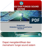 Identifikasi Dan Fungsi Suond Sistem