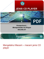 Jenis - Jenis CD Player