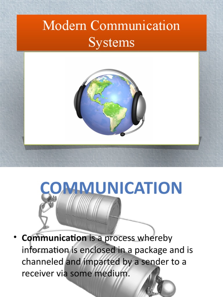 Modern Communication Systems PART 1. TELEVISION Media Formats