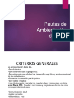 PAUTAS PARA AMBIENTACIÓN 2018.pptx