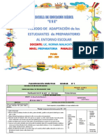 PRIMER AÑO PERIODPO DE ADAPTACIÓN 2019