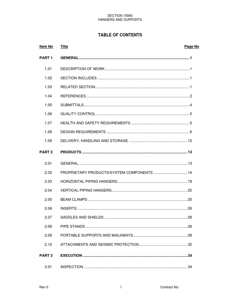 Hangers and Supports Installation Guide | PDF | Pipe (Fluid Conveyance ...
