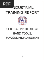 Download Mechanical Engineering - Training Report by Cutie SN44695474 doc pdf