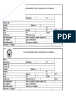 Ficha Individual de Matrícula Na EBD