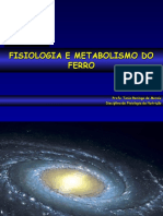 Profa Dra Tania - Fisiologia e Metabolismo Do Ferro