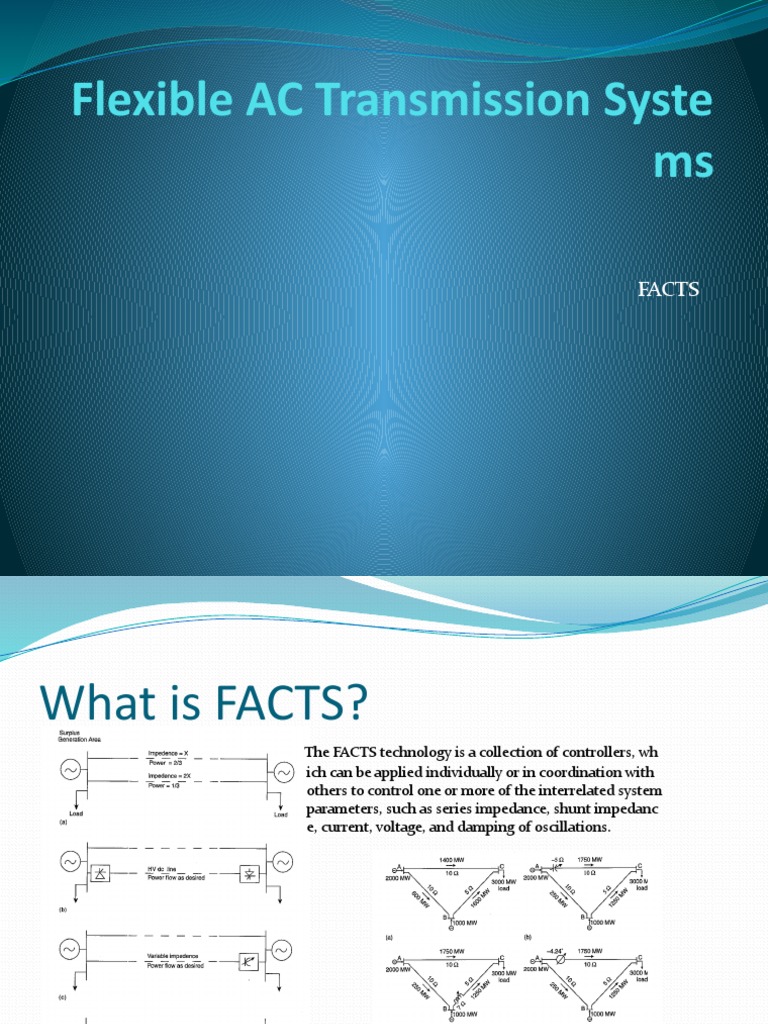 Flexible AC Transmission Syste MS: Facts | PDF | Power Inverter ...