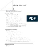 Psicopatología General I - Notas