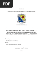 Trabajo Escrito, SEXUALIDAD