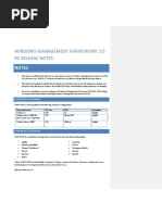 WMF3 0 RC Release Notes