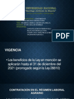 Regimen Laboral Agrario