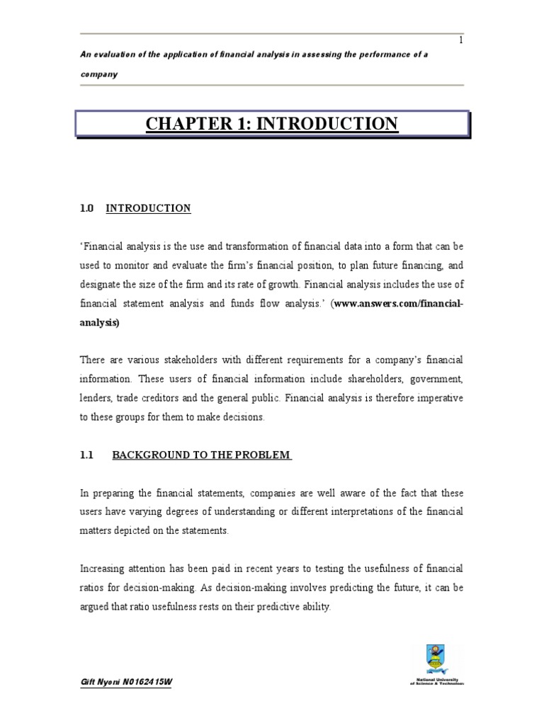 Financial Analysis in Company Performance | PDF | Data Analysis ...