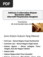 Bahan Ajar Arbitrase & ADR