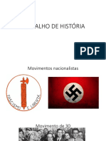 Trabalho de História