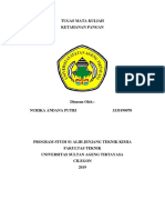 Tugas Ketahanan Pangan 1 - Nurika Andana Putri - S1 Alih Jenjang T.Kimia