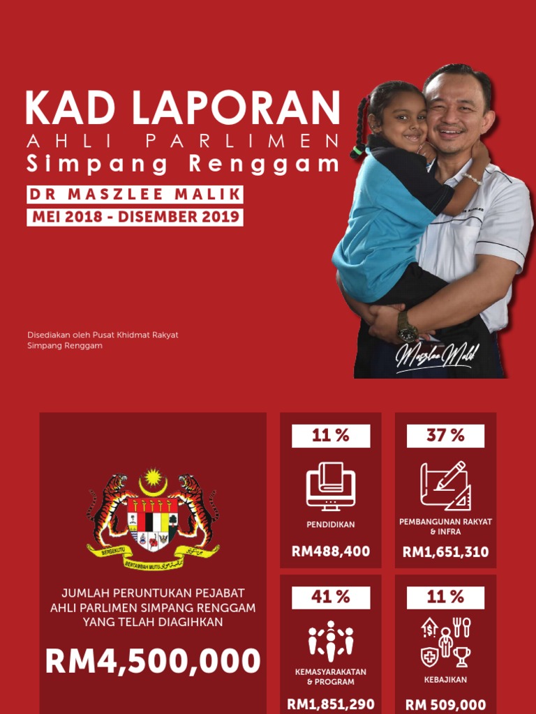 Kad Laporan Ahli Parlimen Simpang Renggam V2 Pdf