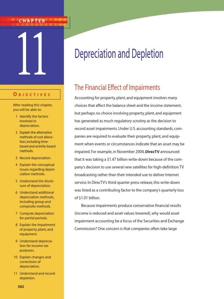 Chapter 11 - Depreciation and Depletion | PDF | Book Value | Depreciation