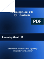Learning Goal 2 B by F. Cassim