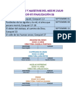 LECCIONES Y MAESTROS DEL MES DE SEPTIEMBRE