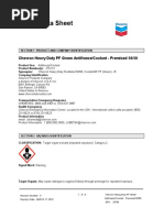 MSDS Ultra Coolant | PDF | Firefighting | Dangerous Goods