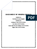 Assesement of Shading Devices