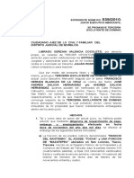 16.- Tercería Excluyente de dominio Librado Gerzain Valencia Cocoletzi.