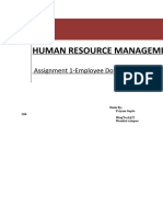 Human Resource Management: Assignment 1-Employee Downsizing