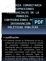 Psicología comunitaria y expresiones psicosociales de la pobreza.pptx