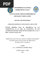 Desarrollo de competencias matemáticas con estudio dirigido