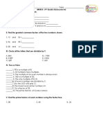 MATH 4. Second Periodical Reviewer