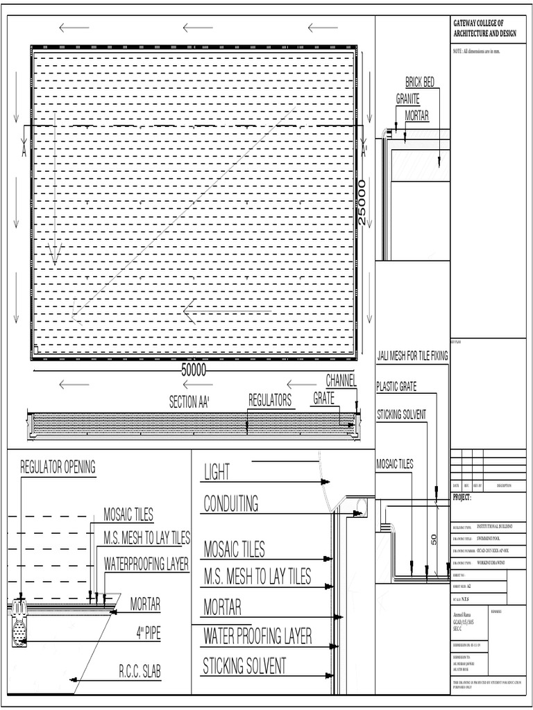 Swimming Pool PDF | PDF | Building Engineering | Horticulture And Gardening