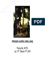 (PPt) Materi 5. Proses  Gurdi (Drilling)